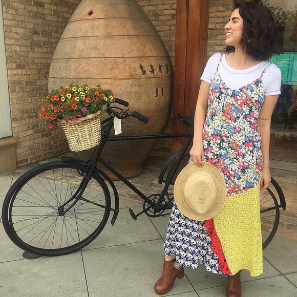 ANTHRO 52 CONVERSATIONS COLLOQUIAL BIAS DRESS - Picture 15 of 16